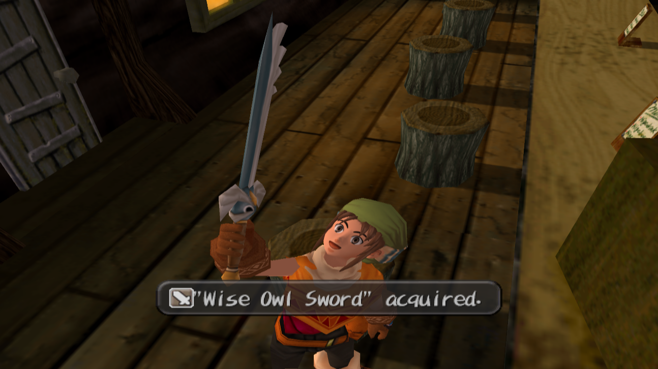 Wise Owl Sword Acquired